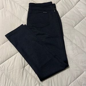 EXCELLENT CONDITION ✨ DKNY Navy Blue Patterned Dress Pant